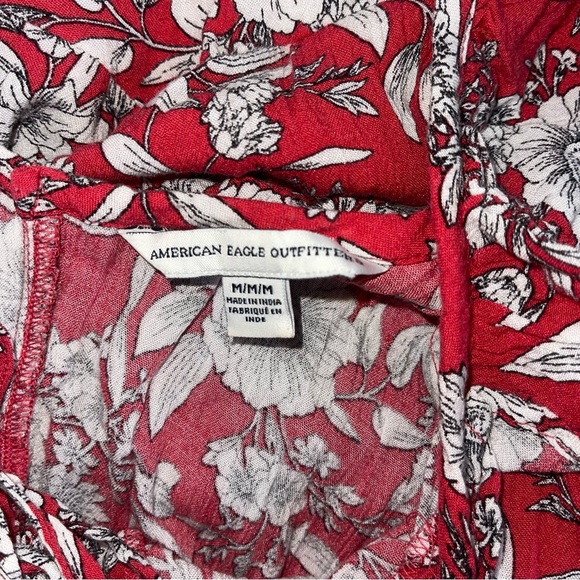 American Eagle Outfitters Red Sundress Sleeveless Midi size medium - Picture 9 of 9